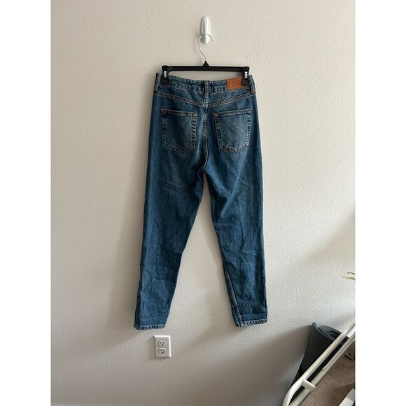 BDG Textured Stripe Mom Blue Jeans Size 25 - Picture 3 of 7